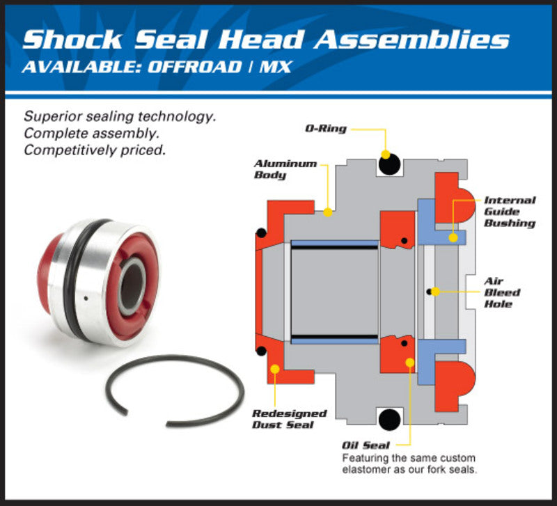 ALL BALLS Shock Absorber Rod Seal 37-1006