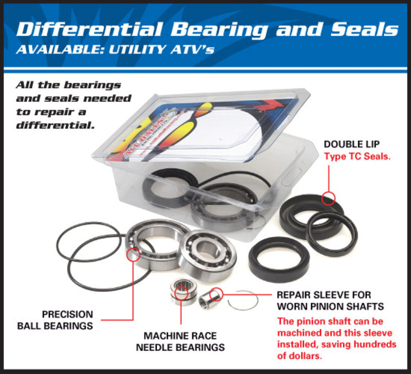 ALL BALLS Rear Differential Bearing & Seal Kit Can Am 25-2068