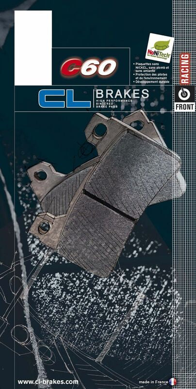 CL BRAKES Racing Gesinterte Metallbremsbeläge - 2252C60 2252C60 