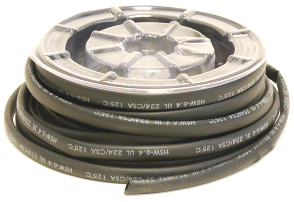 Bihr roll with shrink tube black Ø4.8 mm - 12 meters - A0016422