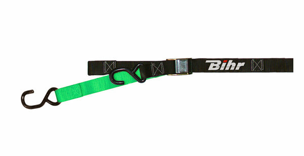Bihr Bicolor Loop Straps Black/Greenl27-031K/G