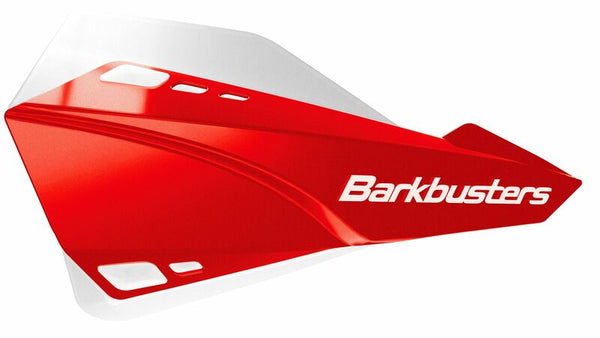 BARKBUSTERS Sabre Handguard Set Universal Mount Red/White SAB-1RD-02-WH 