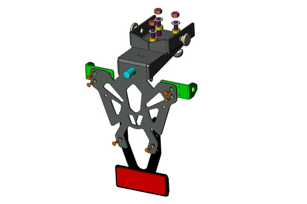 V PARTS Kennzeichenhalter Schwarz Yamaha YZF-R1 C8-SPY016 