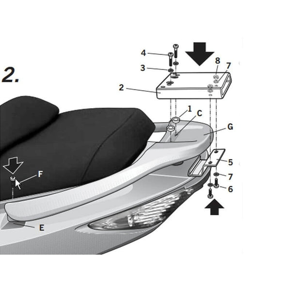 Shad Top Master -Set - Kymco K0xc55st
