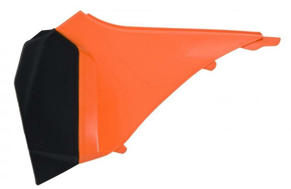 Racetech Left Air Box Cover Orange/Black KTM R-Fikt Marsx11
