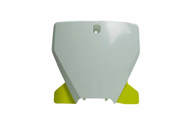 Racetech Front Number Platte Weiß/Gelb Husqvarna TC/FC R-TBHSQBNGQ19