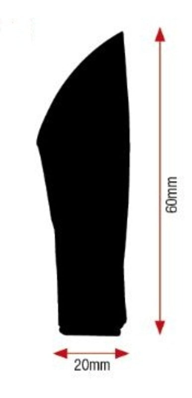 V Parts Spike LED - Blinkers with parking lights (black, 6pf99t091b)