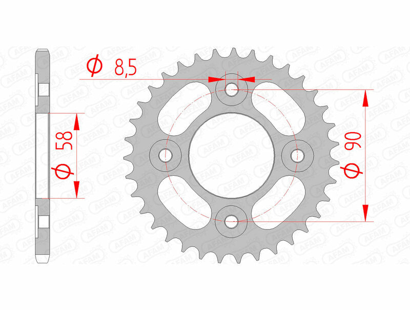 Afam Steel Standard Heck Spropet 10117 - 420