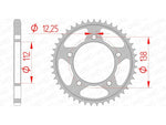 AFAM STAEL STAHRE HINTER -Kettenrad 10613 - 525