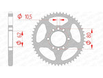 AFAM STAEL STAHRE HINTER -Kettenrad 12204 - 428