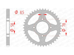 Afam Steel Standard Heckspropet 14201 - 428