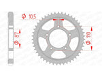 AFAM Steel Standard Rear Sprock 14601 - 530