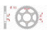 AFAM Stahl Standard Hinterrad 16604 - 530 