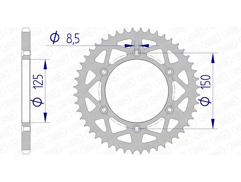 Afam Aluminium Heck gesprochen 72304 - 520