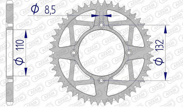 Afam Aluminium Ultra-Licht selbstverpackte Recrock 72306-520 72306+46