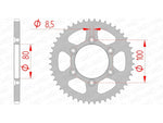 AFAM Steel Standard Rear Sprock 80103 - 420