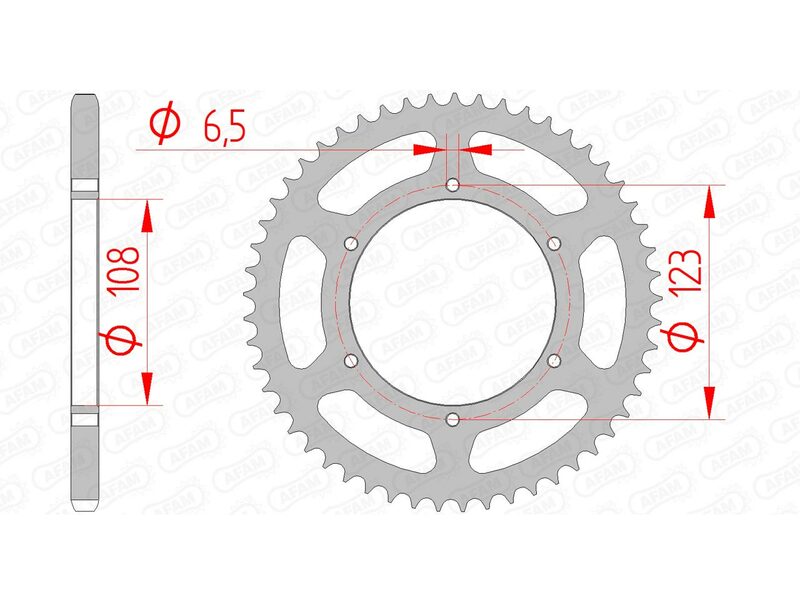 AFAM STAEL STAHRE HINTER -Kettenrad 92114 - 420