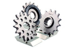 AFAM Steel Standard Front Sprocket 21611 - 520, robust framdrev för Yamaha motorcyklar. Perfekt för hållbarhet och effektiv kraftöverföring.