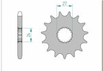 AFAM Steel Standard Front Sprocket 22900 - 530 