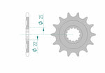 AFAM Steel Standard Front Sprocket 27502 - 520 framdrev i stål för Kawasaki KLX 450 och KX 450 modeller. Precisionsdesign med 25 mm och 22 mm innerdiameter.