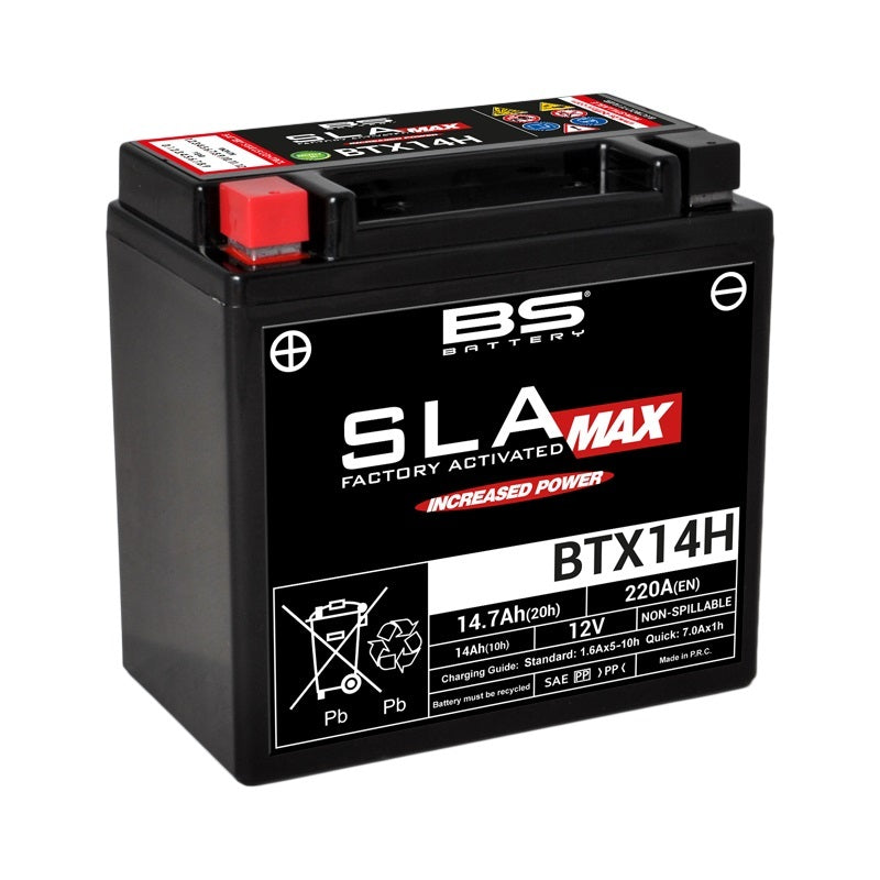 BS Batterie SLA Max Batterie Wartungsfreie Fabrik aktiviert - BTX14H