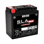 BS BATTERY SLA MAX BATTERY MAINTENANCE FREE FACTORY ACTIVATED - BTX14H