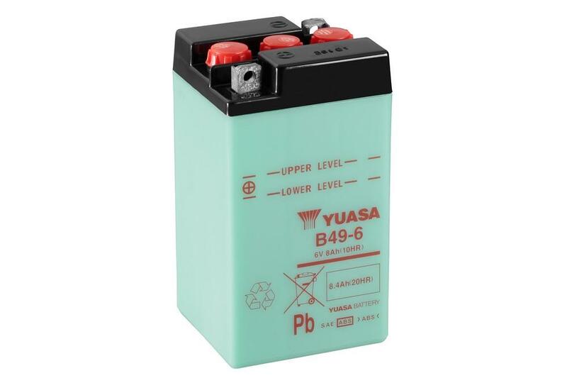 Yuasa -Batterie konventionell ohne Säurepaket - B49-6