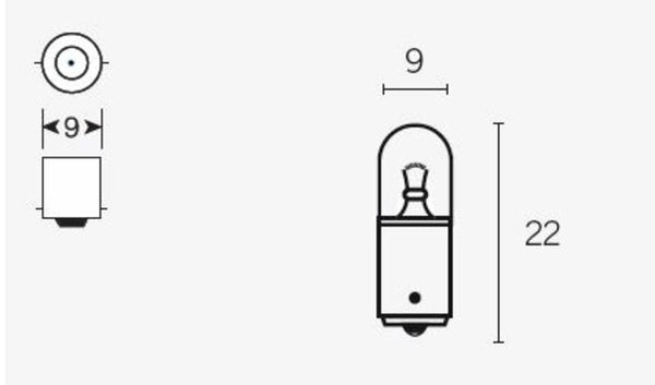 V Teile T85 Glühbirnen 6V 4W - x10 14682