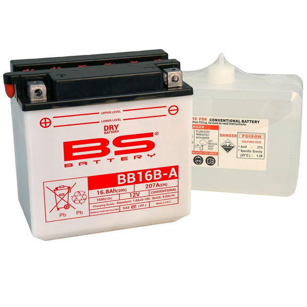 BS Battery Batterie Hohe Leistung mit Syrapack - BB16B-A 