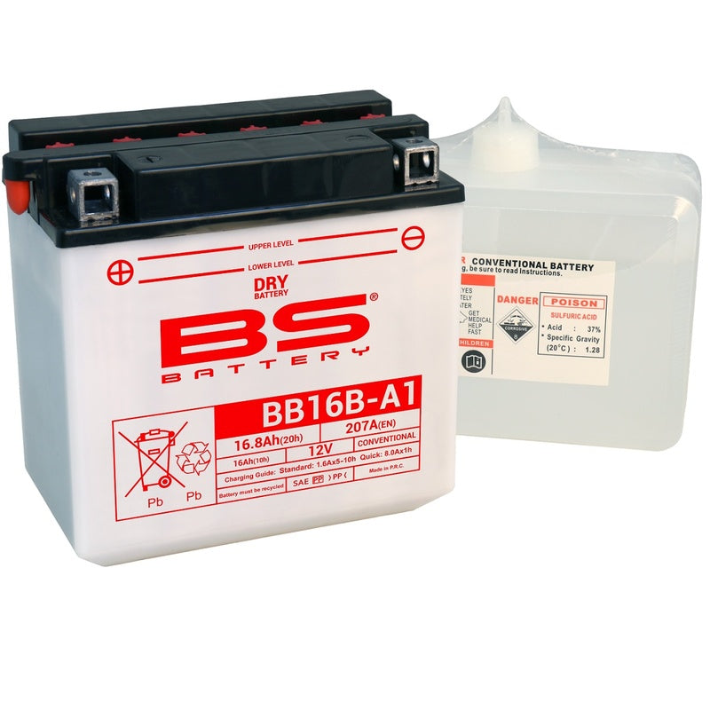 BS -Batterie Batterie hohe Leistung mit Säurepaket - BB16B -A1