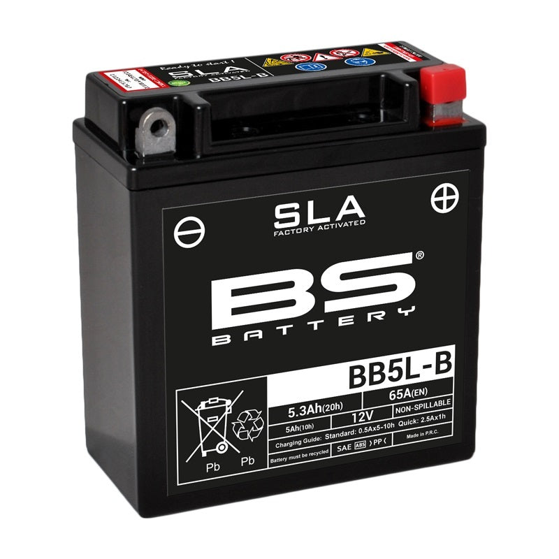 BS BATTERY SLA BATTERY MAINTENANCE FREE FACTORY ACTIVATED - BB5L -B