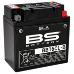 BS BATTERY SLA BATTERY MAINTENANCE FREE FACTORY ACTIVATED - BB16CL -B