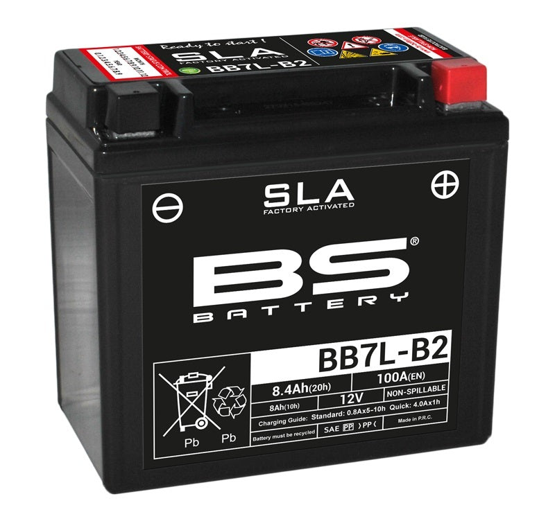 BS BATTERY SLA BATTERY MAINTENANCE FREE FACTORY ACTIVATED - BB7L -B2