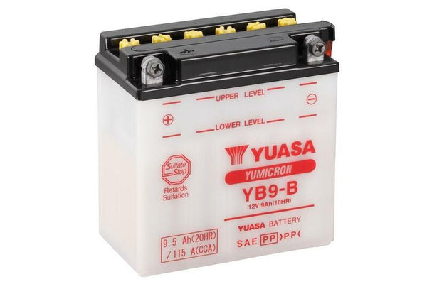 YUASA konventionelle Batterie mit Säurepaket - YB9-B 