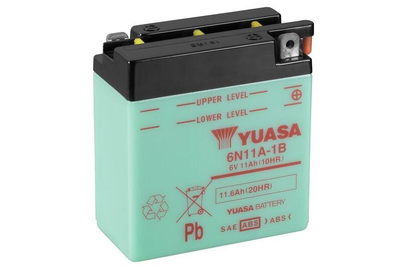 Yuasa herkömmliche Batterie ohne Säurepakete - 6n11a -1b