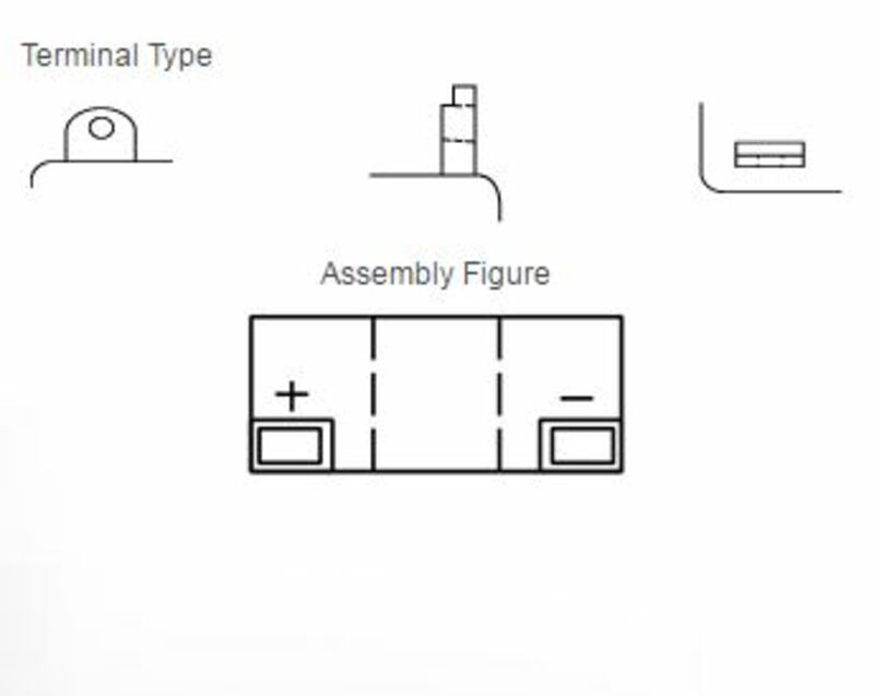 Yuasa herkömmliche Batterie ohne Säurepakete - 6n11a -4