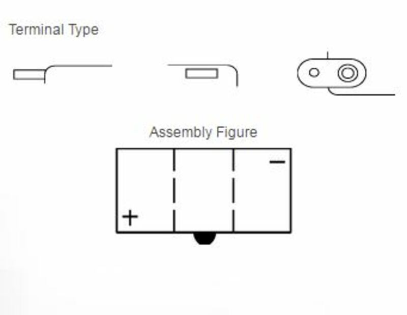 Yuasa-Batterie konventionell ohne Säurepack-6N12A-2C/B54-6