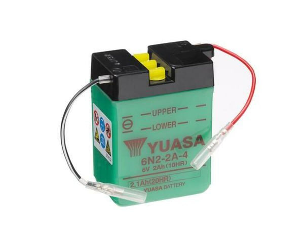 YUASA Konventionelles Batterie ohne Säurepaket - 6N2-2A-4 
