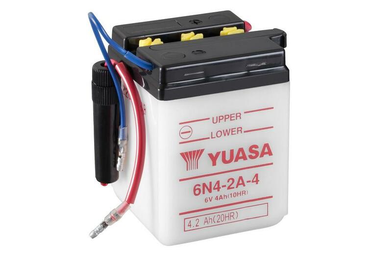 Yuasa herkömmliche Batterie ohne Säurepaket-6N4-2A-4