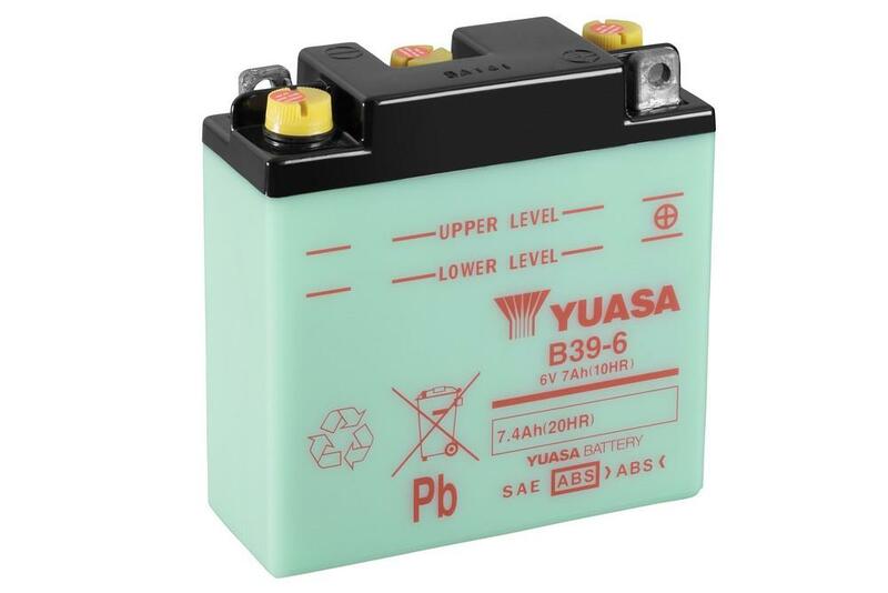 Yuasa herkömmliche Batterie ohne Säurepaket - B39-6