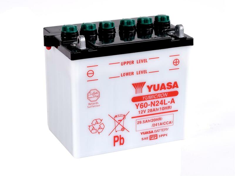 Yuasa herkömmliche Batterie ohne Säurepakete-Y60-N24L-A