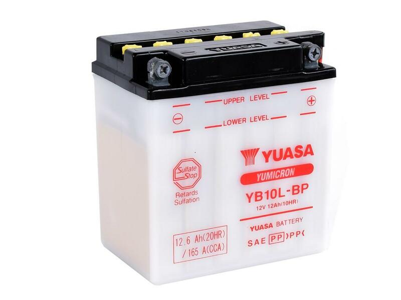 Yuasa -Batterie konventionell ohne Säurepaket - YB10L -bp