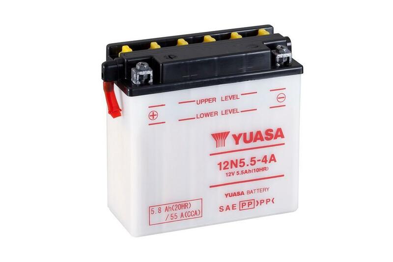 Yuasa herkömmliche Batterie ohne Säurepakete - 12n5,5-4a