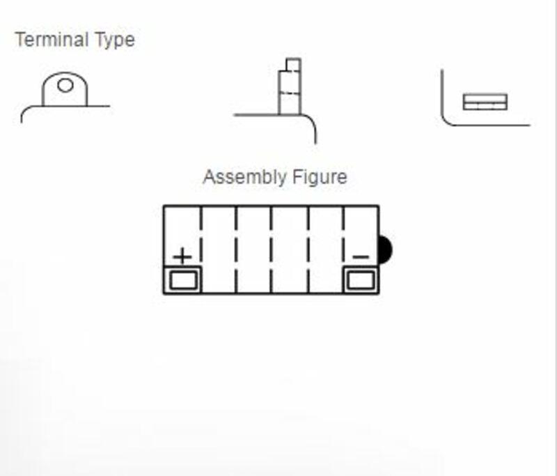 Yuasa -Batterie konventionell ohne Säurepaket - 12n5,5-4b