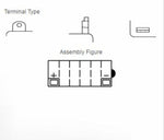 Yuasa -Batterie konventionell ohne Säurepaket - 12n5,5-4b