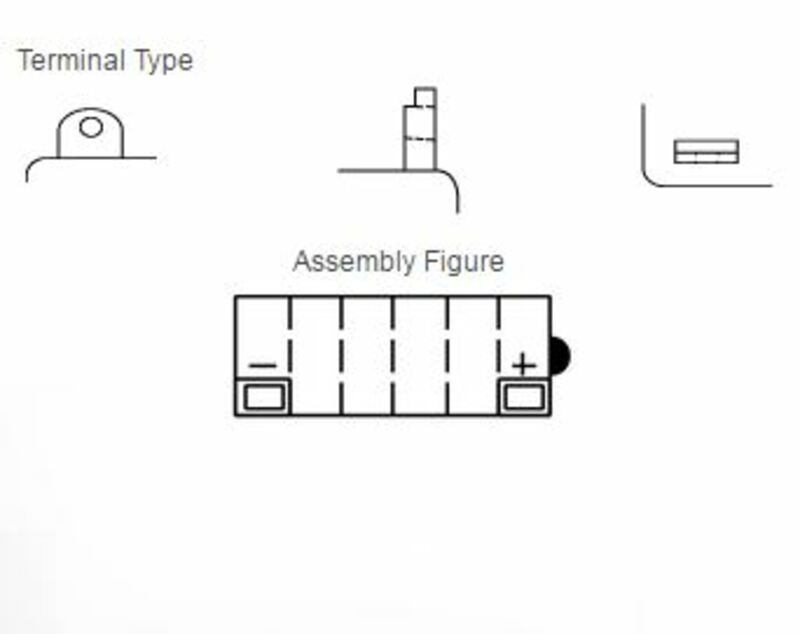 Yuasa -Batterie konventionell ohne Säurepaket - 12n7-3b