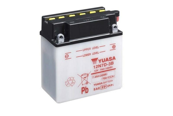 YUASA konventionelle Batterie ohne Säurepaket - 12N7D-3B 