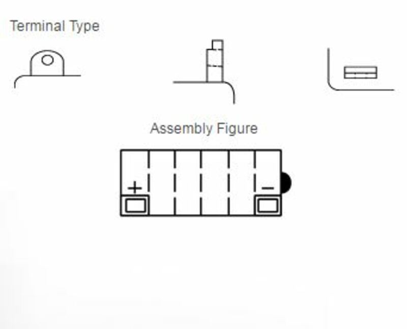 Yuasa herkömmliche Batterie ohne Säurepaket-12N9-4B-1