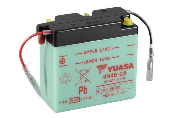 YUASA Konventionelle Batterie ohne Säurepaket - 6N4B-2A 