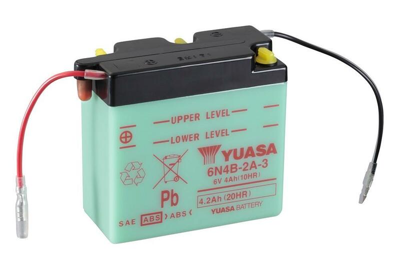 Yuasa Battery Conventional Without Acid Pack-6n4B-2A-3